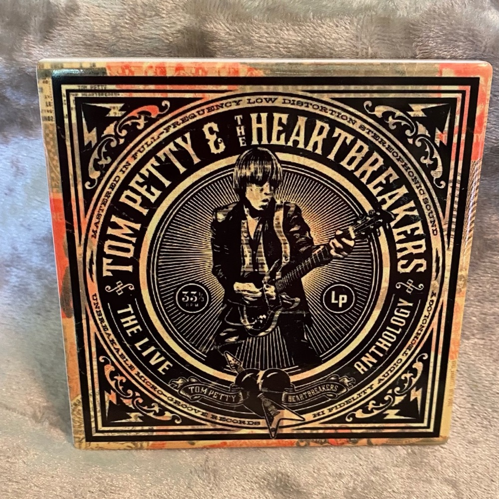 Set of 3 coasters with Tom Petty Album art - Picture 2 of 4
